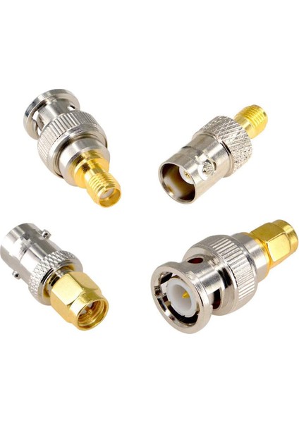 Sma Bnc Kitleri 2 Takım Rf Adaptör Konnektör Kitleri Sdr Ham Radyo Uv-5r UV82 V-5r5 Iki Yönlü El Radyosu B (Yurt Dışından)