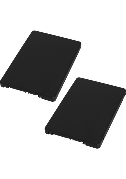 2x Mini Pcie Msata SSD - 2,5 Inç Sata3 Adaptör Kartı, Kılıf 7 mm Kalınlık Siyah (Yurt Dışından)