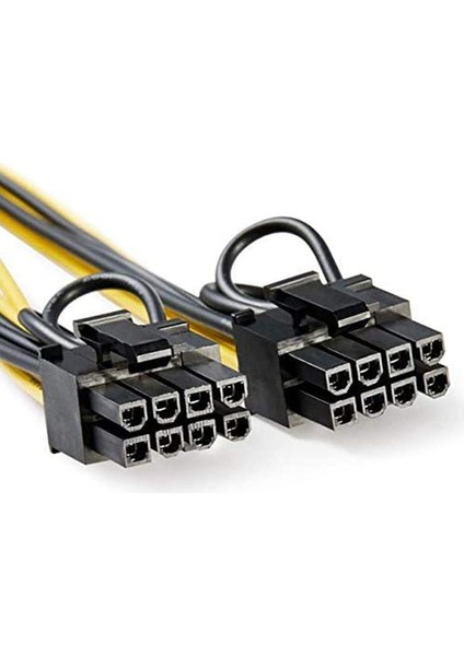 Sagrado 10 Adet 6 Pin Çift Pcıe 8 Pin (6 + 2) Görüntü Kartı Pcı Express Güç Adaptörü Gpu VGA Y-Splitter Uzatma Kablosu Madencilik Kartı (Yurt Dışından) modelleri