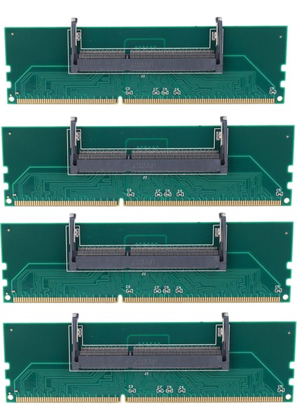 4x Ddr3 Dizüstü So-Dımm Masaüstü Dımm Bellek Ram Konnektör Adaptörü Ddr3 Yeni Dizüstü Bilgisayar Dahili Bellek Adaptörü Ram (Yurt Dışından)