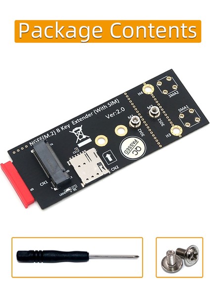 Sagrado 3g/4g/5g Modülü Için Sım Yuvalı M.2(Ngff) Anahtar B Adaptörü, Nano ve 3042/3052 Tip M.2 Anahtar B Kart Boyutunu (Yurt Dışından) fırsatları