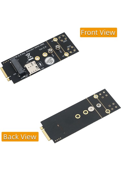 Sagrado 3g/4g/5g Modülü Için Sım Yuvalı M.2(Ngff) Anahtar B Adaptörü, Nano ve 3042/3052 Tip M.2 Anahtar B Kart Boyutunu (Yurt Dışından) indirimleri