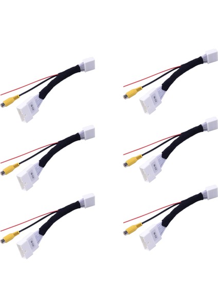 6x 24 Pin Adaptör Arka Görüş Kamerası Bağlantı Kablosu & Opel Için For 4 2012-UP (Yurt Dışından)