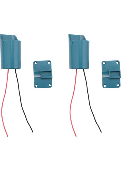 2x Adaptör Için Uygun 10.8-12V Güç Konektörü Adaptör Taban Braketi, 14 Awg ile (Yurt Dışından)