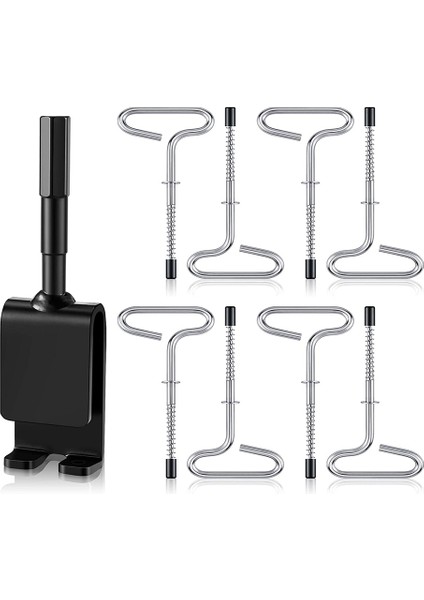 Evrensel Buz Çapa Kış Balıkçı Çadırı Aksesuarları Aracı Buz Balıkçılık Barınak Çapa Aracı Kriko Matkap Adaptörü Zemin Çivisi (Yurt Dışından)