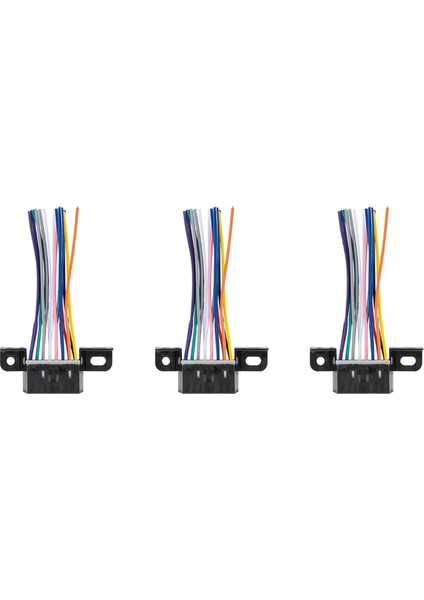 3x Tam 16 Pin J1962F Obd2 Kadın - Erkek Dıy Sabit Kablo Demeti Adaptör Konnektörü Fişi Dash Bağlantı Noktası Kablosu (Yurt Dışından)