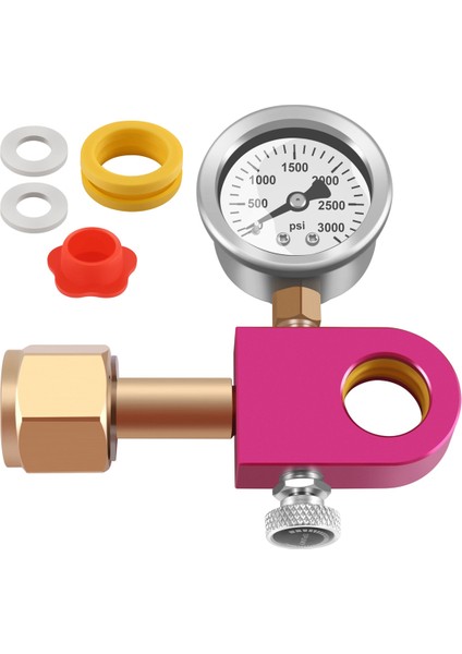 Soda Makinesi Pembe Co2 Silindir Dolum Için Soda Dolum Adaptörü, Duo Terra Sanat Pembe Soda Silindir Için Co2 Dolum Adaptörü (Yurt Dışından)