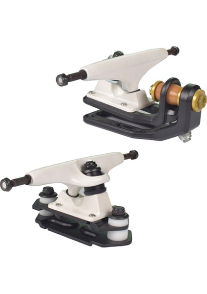 S1 Sörf Kaykay Kamyon Adaptörü Pu Burç Sörf Paten Köprüleri Kaykay Esnek Direksiyon, 6.25 Inç Kamyon, Beyaz (Yurt Dışından)