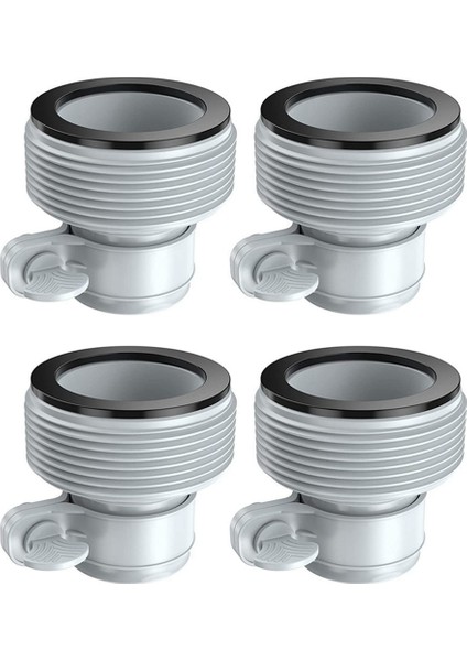 4 Adet Havuz Hortumu Adaptörü 1.25 Inç Ila 1.5 Inç Tip B Hortum Adaptör Kelepçesi Bağlantı Parçaları Dönüştürücü Havuz Filtre Pompası Için (Yurt Dışından)