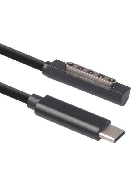 Sagrado Surface Pro 1 Pro 2 ve Surface Rt Gibi Tablet Dizüstü Bilgisayarlara Uygun Type-C - Yüzey Adaptör Kablosu (Yurt Dışından)
