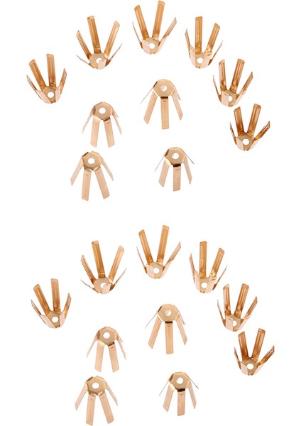 40 Adet Evrensel Pirinç Golf Adaptörü Şimler Fit 0.335 Golf Milleri Şim Adaptörü Golf Kulübü Milleri Aksesuarları (Yurt Dışından)