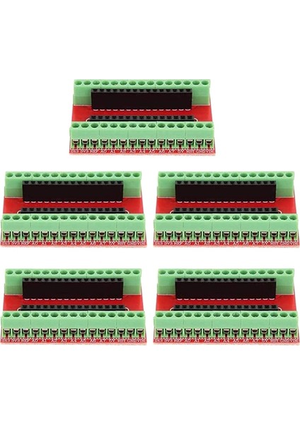 Sagrado 5 Adet Nano Io Kalkanı Genişletme Kartı Kompakt Terminal Adaptörü Endüstriyel Aksesuarlar (Yurt Dışından)
