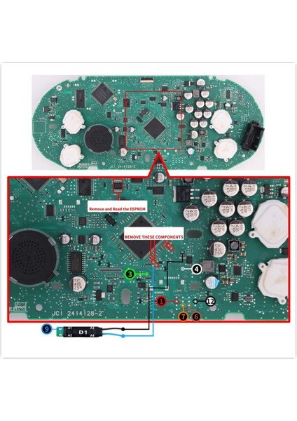 D70F34XX D70F35XX Için D1 Adaptörü Kilometre Onarımı Lehimleme Yok Kaldırma Pimi Yok (Yurt Dışından) fiyatları