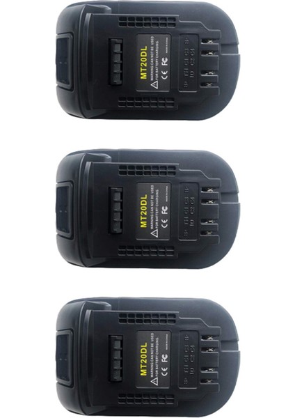 18V BL1830 BL1860 BL1815 Li-Ion Için 3x MT20DL Adaptör, 18V 20V Li-Ion Için (Yurt Dışından)