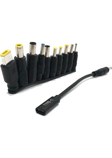 Sagrado USB Tip C Pd Güç Adaptörü Dönüştürücü Dc Fiş Konnektör Kablosu Kablosu 5.5x2.1mm Erkek Dizüstü Bilgisayar Adaptörü Için (Yurt Dışından)