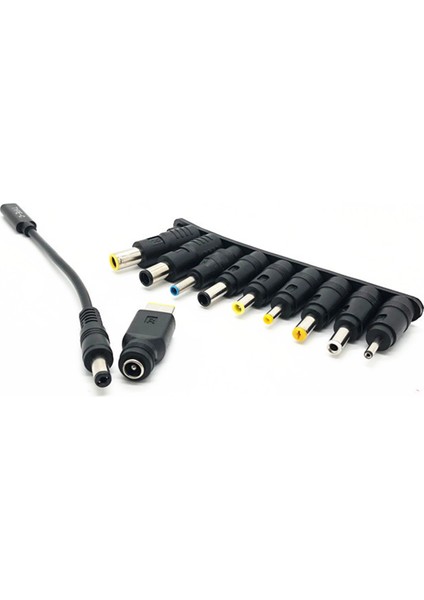 Sagrado USB Tip C Pd Güç Adaptörü Dönüştürücü Dc Fiş Konnektör Kablosu Kablosu 5.5x2.1mm Erkek Dizüstü Bilgisayar Adaptörü Için (Yurt Dışından)