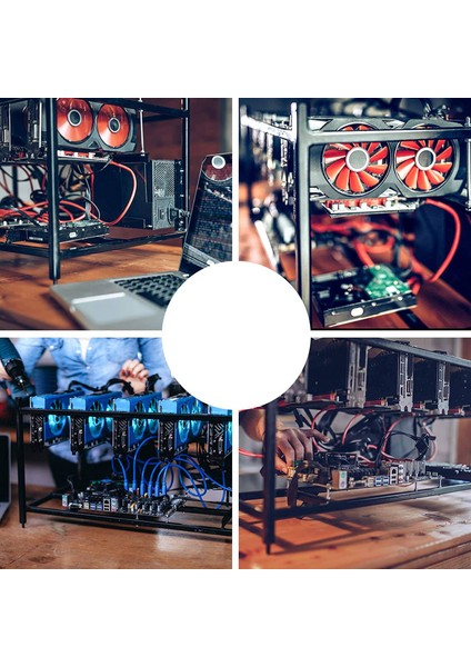 Sagrado 2 Paket Pcı-E Yükseltici Gpu Yükseltici Kartı 10 Kapasitör, 16X - 1x Pcie Express Eth Madenciliği Için Güçlendirilmiş Adaptör Kartı (Yurt Dışından)