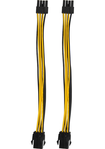 Sagrado 2 Paket Grafik Kartı 6 Pin - 8 Pin Pcıe Adaptör Güç Kablosu (Gpu Video Grafik Kartı Güç Kablosu) 7,8 Inç (Yurt Dışından) modelleri