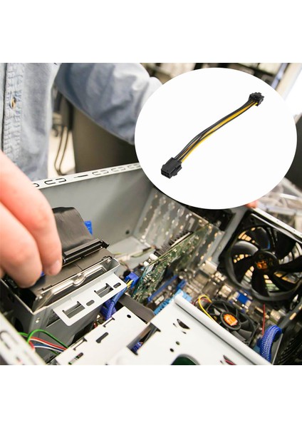 Sagrado 2 Paket Grafik Kartı 6 Pin - 8 Pin Pcıe Adaptör Güç Kablosu (Gpu Video Grafik Kartı Güç Kablosu) 7,8 Inç (Yurt Dışından) indirimleri