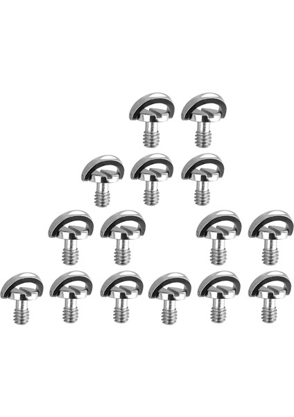 15 Paket 1/4 Inç Hızlı Bırakma Plakası Montaj Vidası D-Halka D Mili Qr Vida Adaptörü Dslr Kamera Için Montaj (Yurt Dışından)