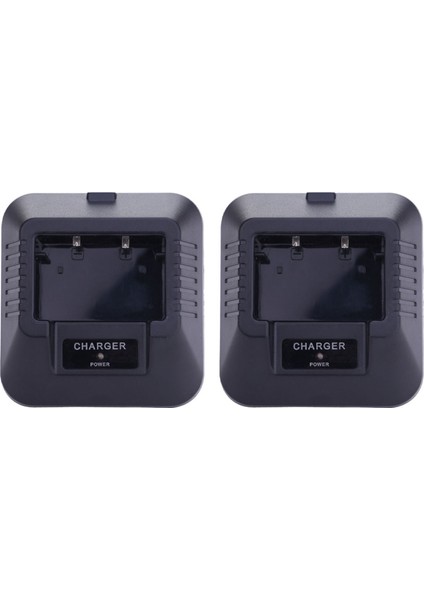 UV5R Plus UV5RE Plus Için 2x Radyo Adaptörü Şarj Cihazı Masaüstü Istasyonu (Yurt Dışından)