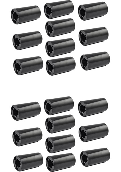 20 Paket Aa'dan C Boyutuna Adaptör Kutusu, Aa'dan C Boyutuna Ara Parçalar, Aa'dan C Boyutuna Adaptör Dönüştürücü Kutusu (Siyah) (Yurt Dışından)