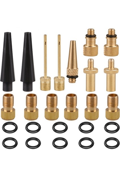 25 Adet Bisiklet Vana Adaptörü Bisiklet Vana Manifoldu Vana Adaptörü Sv Av Dv Bisiklet Pompası Şişirme Uyar (Yurt Dışından)