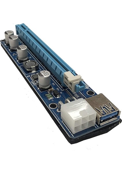 Sagrado Pcıe 1x - 16X Grafik Kartı Uzatma Kablosu Adaptör Kartı, Usb3.0 Uzatma Kablosu ve Sata Güç Kablosu (VER008C) (Yurt Dışından)