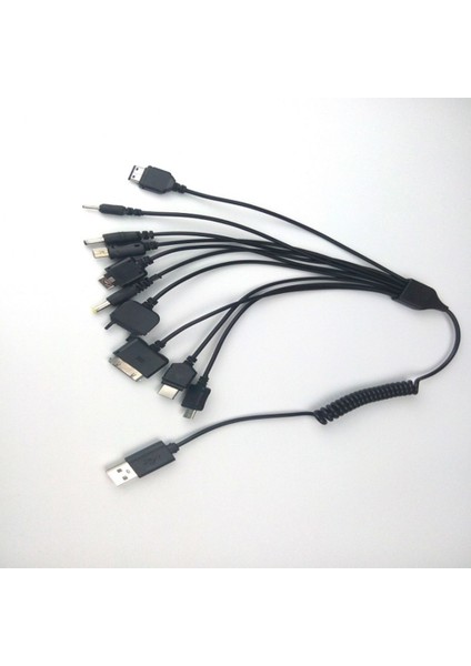 Sagrado 5 Adet Çok Pinli Kablo Şarj Cihazı USB Adaptör Kablosu Veri Kablosu Kablosu 10 In 1 Çok Fonksiyonlu USB Veri Aktarım Kablosu Evrensel (Yurt Dışından) fiyatları
