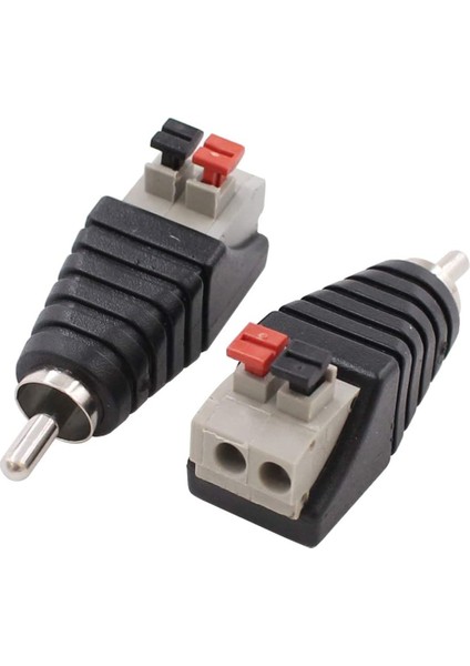 Sagrado 10'lu Paket Hoparlör Kablosu - Ses Erkek Rca Konnektör Adaptör Fişi Jakı (Yurt Dışından) fırsatları