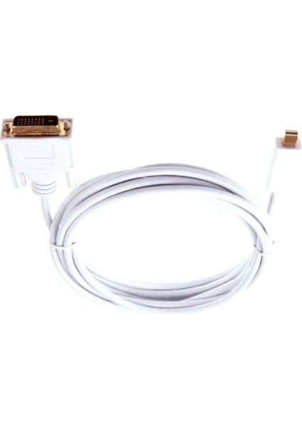 Sagrado -Dönüştürücü Ekran Portu Dp Erkek - DVI Erkek Adaptör Kablosu Beyaz 6ft 1.8m Paket 1 Multimedya Zc5 Için (Yurt Dışından)