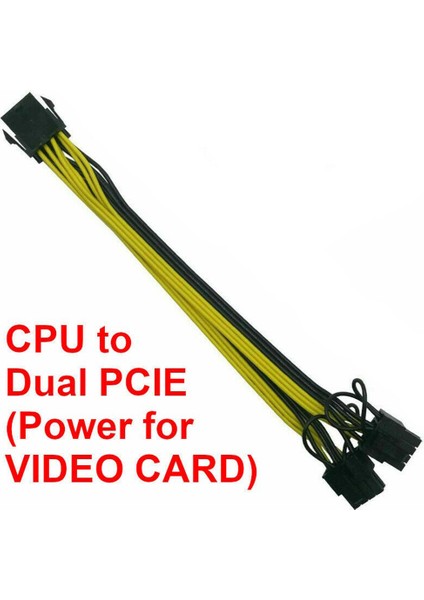 Sagrado 5 Adet/grup Eps Cpu 12 V 8 Pin Çift 8 (6 + 2) Pin Pcıe Adaptör Güç Uzatma Kablosu Madencilik Kartı Için 20 cm (Yurt Dışından) fırsatları