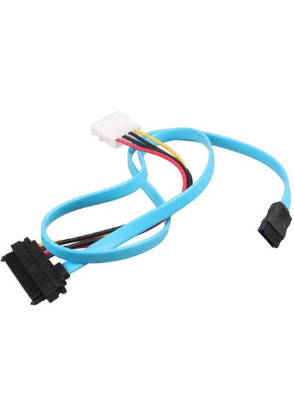 Sagrado 10 Adet Sata Kablosu Sas 29PIN + 4pın Erkek Kadın Güç Adaptörü Seri Sata Ata Kablosu Sabit Disk Veri Kablosu 70 cm (Yurt Dışından) modelleri