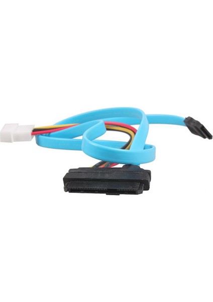 Sagrado 10 Adet Sata Kablosu Sas 29PIN + 4pın Erkek Kadın Güç Adaptörü Seri Sata Ata Kablosu Sabit Disk Veri Kablosu 70 cm (Yurt Dışından) indirimleri