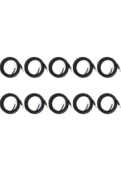 Swift Jimny Için 10X Araba Aux Adaptör Ses Kablosu 8 Pin Fiş (Yurt Dışından)