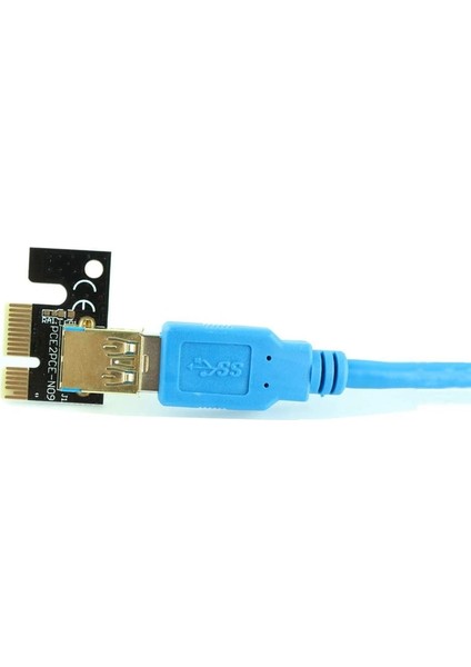 Sagrado VER009S 3'ü 1 Arada Güç Arayüzü PCI-E1X - 16X Uzatma Kablosu USB 3.0 Grafik Genişletici Pcı Adaptör Kartı (Yurt Dışından) fırsatları