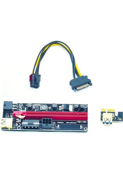 Sagrado VER009S 3'ü 1 Arada Güç Arayüzü PCI-E1X - 16X Uzatma Kablosu USB 3.0 Grafik Genişletici Pcı Adaptör Kartı (Yurt Dışından) indirimleri