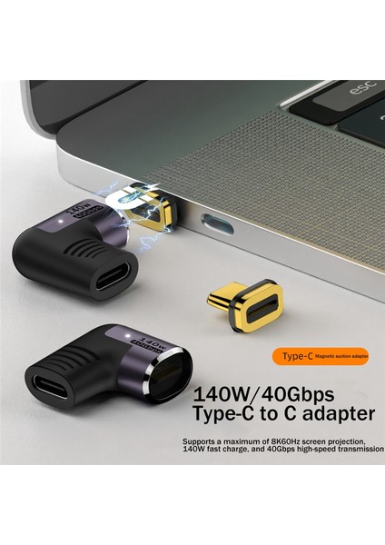 Sagrado C Tipi Adaptör 140W Hızlı Şarj Dönüştürücü, 40 Gbps Yüksek Hızlı Aktarımı 8k 60Hz Hd Video Adaptörü (Yurt Dışından) fiyatları