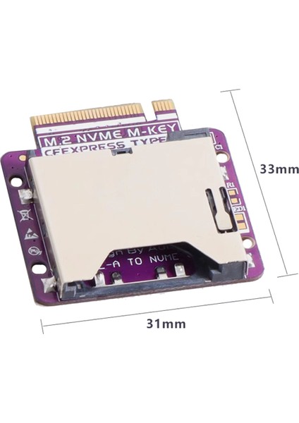 Sagrado Cfexpress A Tipi Hafıza Kartından M2 Nvme M Anahtar Adaptör Kartına Pcıe3.0 4.0 Kart Tutucuyu (Yurt Dışından)
