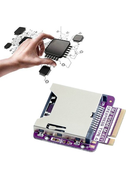 Sagrado Cfexpress A Tipi Hafıza Kartından M2 Nvme M Anahtar Adaptör Kartına Pcıe3.0 4.0 Kart Tutucuyu (Yurt Dışından)