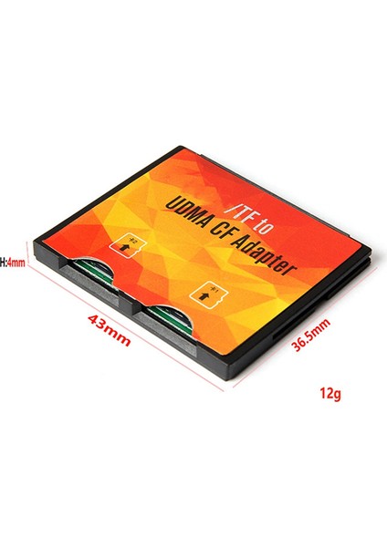 Sagrado Micro-Sd'den Kompakt Flaş Kart Tutucuya Için Çift Tf - Adaptör, Xc Tfsd'den Yüksek Hızlı Kamera Adaptörünü (Yurt Dışından) modelleri