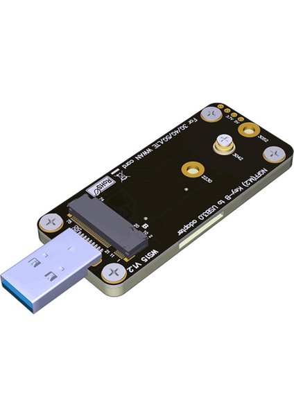 Sagrado M.2 Ngff Anahtar B - Çift Yuvalı USB 3.0 Adaptör Kartı, Wwan Modülü Adaptör Testi Için 4g/5g/lte Modülünü (Yurt Dışından)
