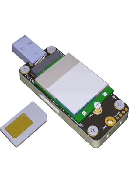Sagrado M.2 Ngff Anahtar B - Çift Yuvalı USB 3.0 Adaptör Kartı, Wwan Modülü Adaptör Testi Için 4g/5g/lte Modülünü (Yurt Dışından)