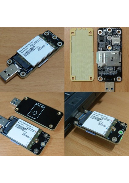 Sagrado M.2 Ngff Anahtar B - Çift Yuvalı USB 3.0 Adaptör Kartı, Wwan Modülü Adaptör Testi Için 4g/5g/lte Modülünü (Yurt Dışından)