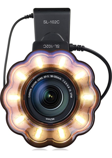 Sagrado 5d Mark Iı 7d 10D Için D5100 D3100 Serisi Için Adaptör Halkalı Makro LED Halka Işık Halkası Flaş (Yurt Dışından) fiyatları