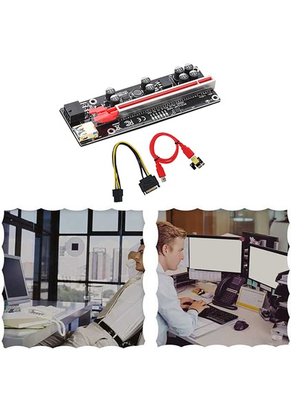 Sagrado Adet Pcı-E Yükseltici Grafik Kartı Uzatma Kablosu Pcı-E 1x Ila 16X Tek Bağlantı Noktalı Usb3.0 Adaptör Genişletme Kartı Btc Madencilik Için (Yurt Dışından) indirimleri