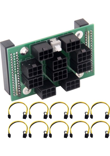 Sagrado X3650 Sunucu Güç Adaptör Panosu S7 A721 A741 X3650 Çift Güç Kaynağı 1350 W Madencilik Kesme Panosu 10X6PIN (Yurt Dışından)