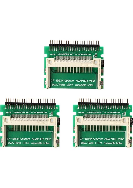 3x Pin- Dizüstü Bilgisayar 44-Pin Erkek Ide - Kart Adaptörü (Yurt Dışından)