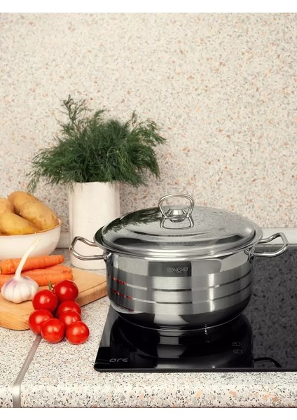 BON2106 Çelik Derin Tencere 28X18 cm 11 Litre indirimleri