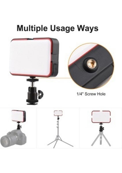 Sagrado LED Video Işığı Fotoğraf Dolgu Işığı 170 Adet LED Boncuk Su Geçirmez Lamba Canlı Akış Için Mini Ballhead Adaptörü ile (Yurt Dışından) modelleri